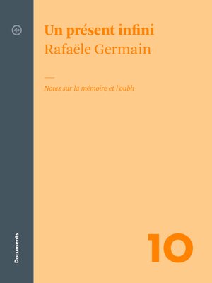 cover image of Un présent infini